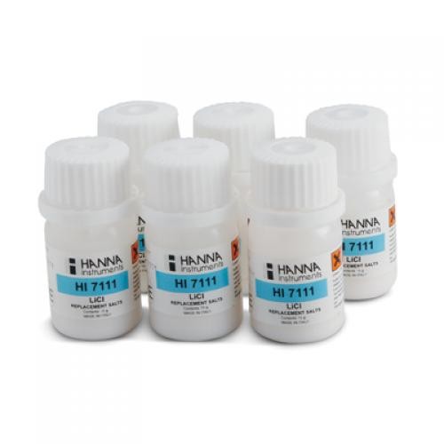 Sales de calibración Cloruro de Litio LiCl para calibración HR 11,1% (6 x 15 g)
