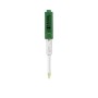 Electrodo pH punta cónica, cuerpo vidrio, rellenable, para productos semisólidos, conector BNC, 1 m cable