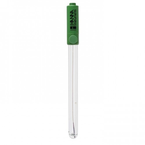 Electrodo referencia de plata, cuerpo de vidrio, usos generales (amplio rango temp), conector banana