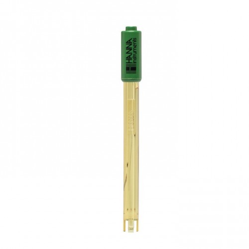 Electrodo referencia de plata, cuerpo plástico, unión cerámica, usado con electrodo ISE fluoruros, conector banana