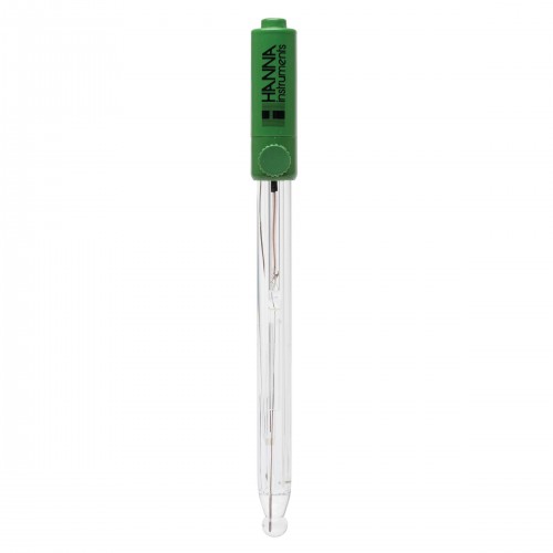 Electrodo pH cuerpo vidrio, usos generales, conector de rosca