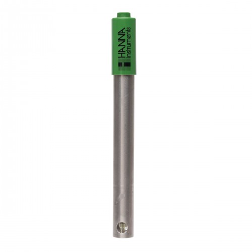 Electrodo pH/ORP/Temp cuerpo titanio, unión de tela microporosa, electrolito gel, conector QDIN, 1m cable