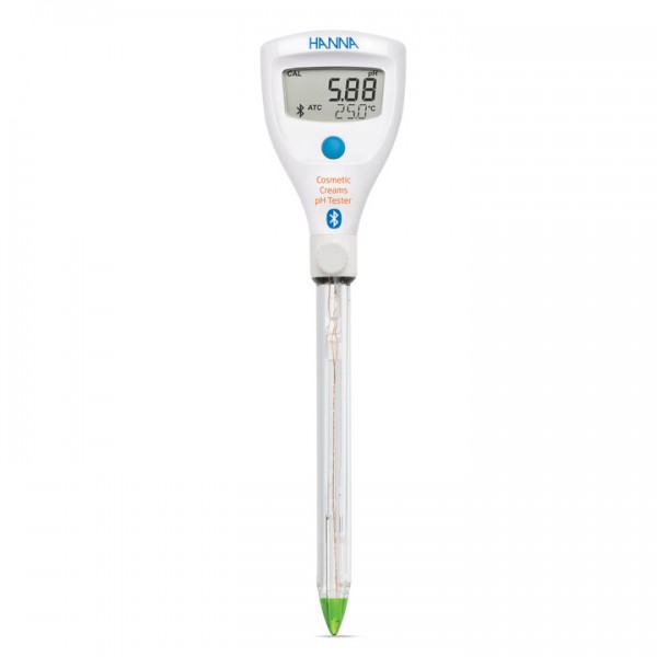 HALO2 tester de pH Smart para cosméticos con punta cónica y unión triple cerámica