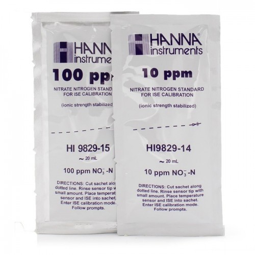 Solución para ISE Nitratos 10 mg/ L para multiparametrico HI9829