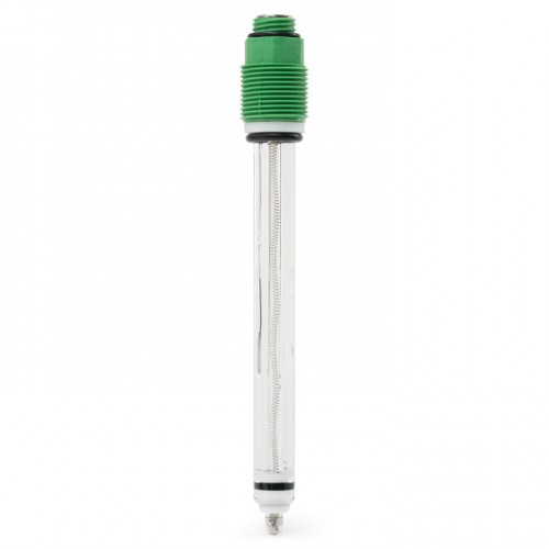 Electrodo ORP platino, cuerpo vidrio, unión PTFE, 6 bar, conector Tipo T