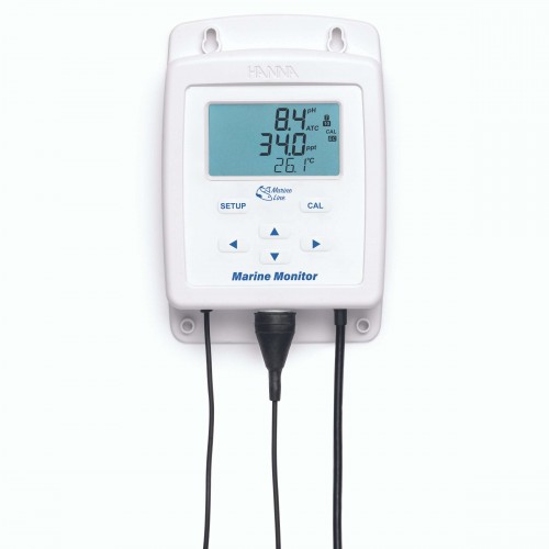Monitor de Salinidad gr/L , pH y temperatura Marine