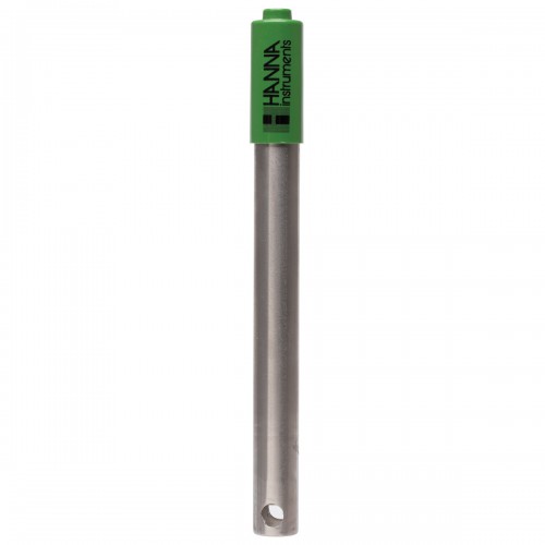 Electrodo pH/Temp cuerpo titanio, unión PTFE, electrolito polimérico, para baños electrolíticos, conector Quick DIN, 1m cable