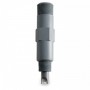 Electrodo ORP platino para control en continuo, con ""matching-pin"", cuerpo plástico (124mm), unión PTFE, 6 bar, 3m, conector