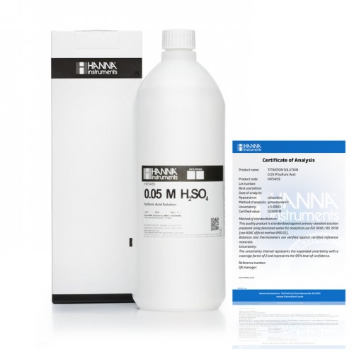 Solución valorante H2SO4 0,05M, 1L